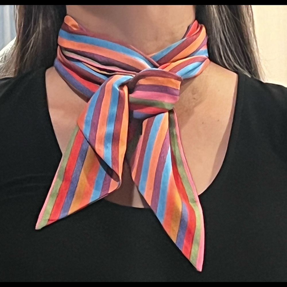 Multi colored scarf